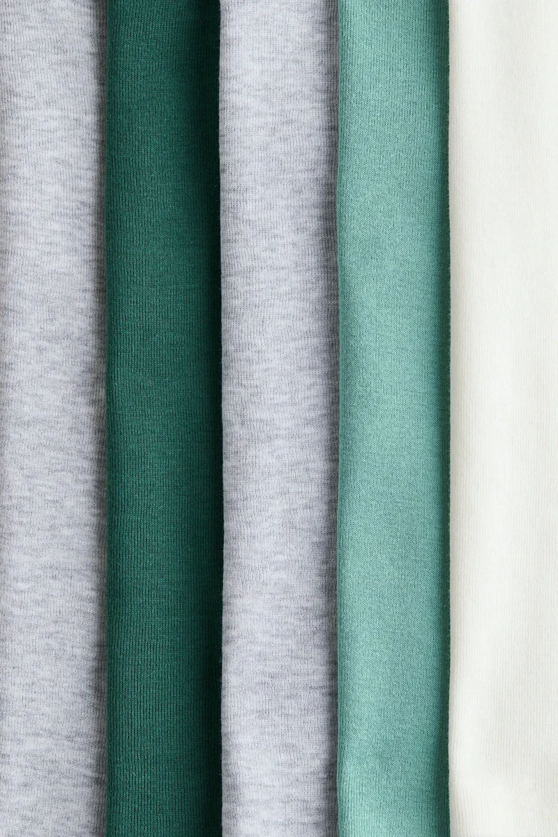 اتش اند ام بلوزة بدون أكمام من القطن عبوة من 5 قطع